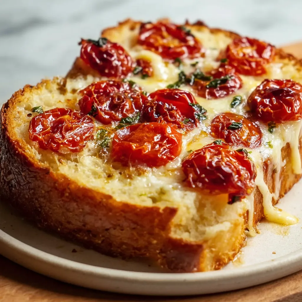 Gourmet Thick-Cut Artisan Bread Slice with Premium Toppings and Beautiful Plating