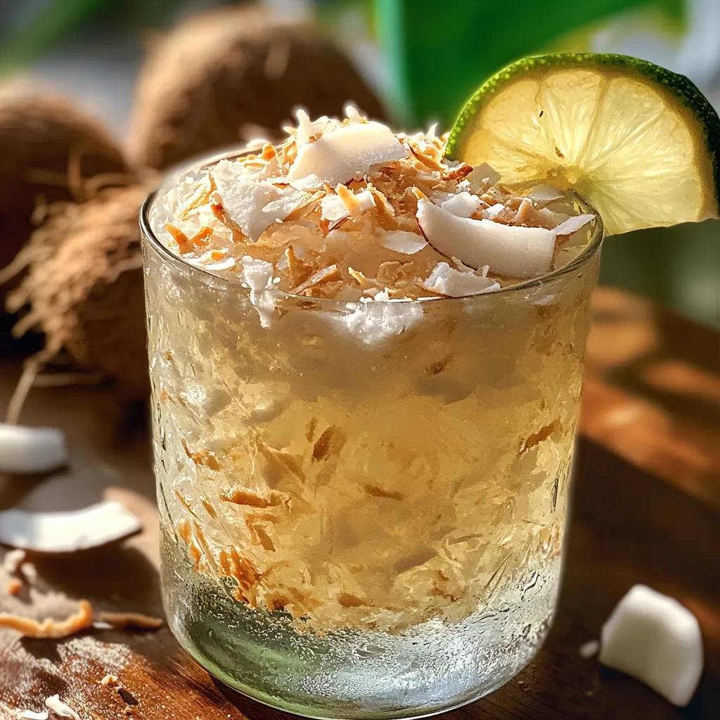 Ultimate Coconut Spritz with Tropical Flavors and Sparkling Refreshment - tertiary view
