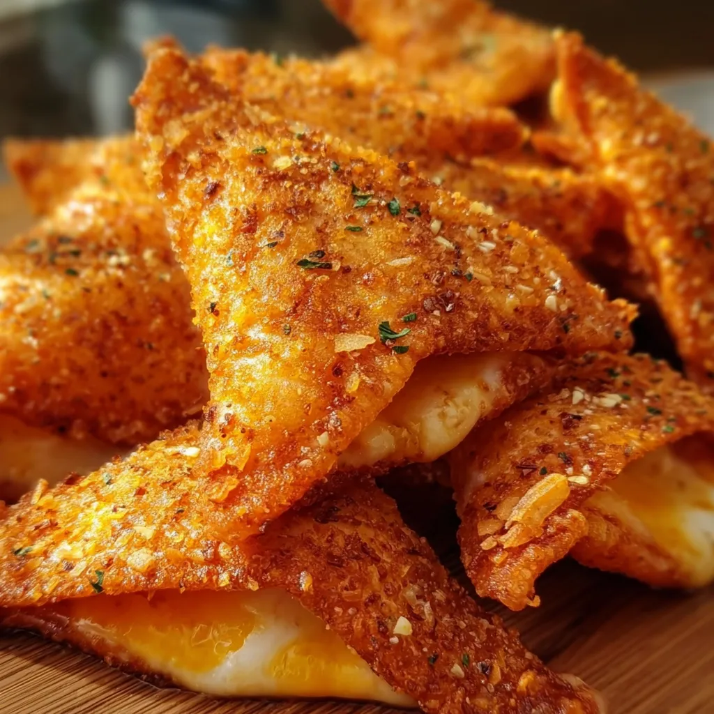 Ultimate Fried Cheese Stuffed Doritos - The Supreme Crunchy Cheesy Bliss with Golden Perfection - tertiary view