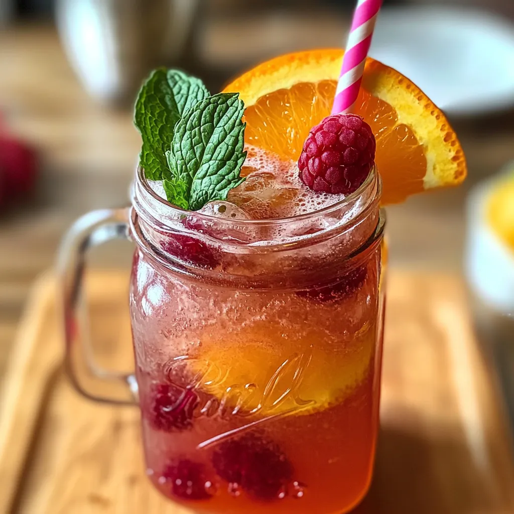 Ultimate Earl Grey Raspberry Iced Tea with Fresh Berries and Bergamot