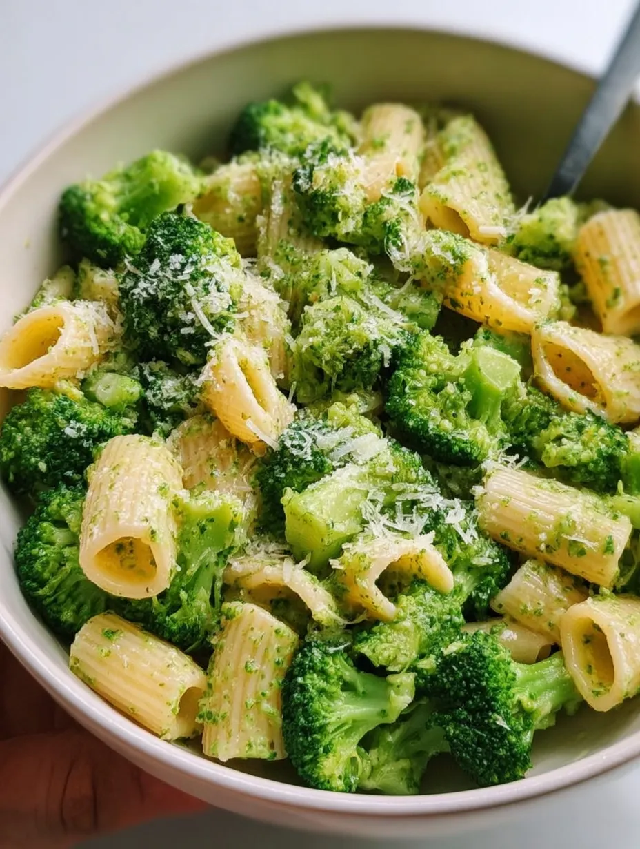 Easy Healthy Broccoli Pasta with Garlic, Lemon, and Fresh Parmesan - secondary view