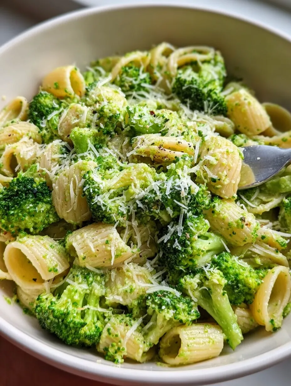 Easy Healthy Broccoli Pasta with Garlic, Lemon, and Fresh Parmesan - tertiary view