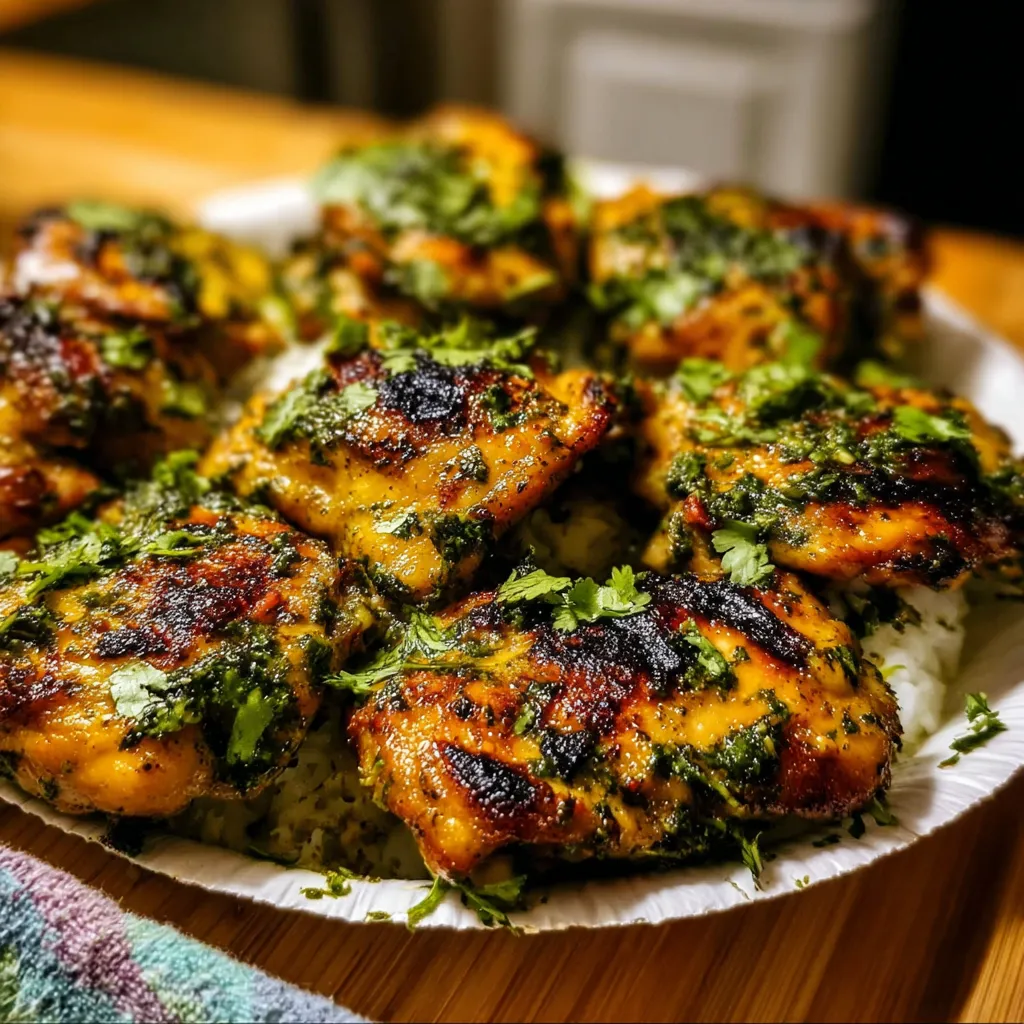 Juicy Cilantro Lime Chicken Thighs with Fresh Herbs and Zesty Marinade - main view