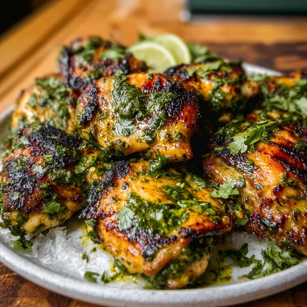 Juicy Cilantro Lime Chicken Thighs with Fresh Herbs and Zesty Marinade - tertiary view