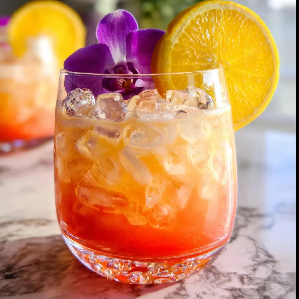 Tropical Aloha Rum Punch with Fresh Pineapple and Coconut Paradise Blend - secondary view