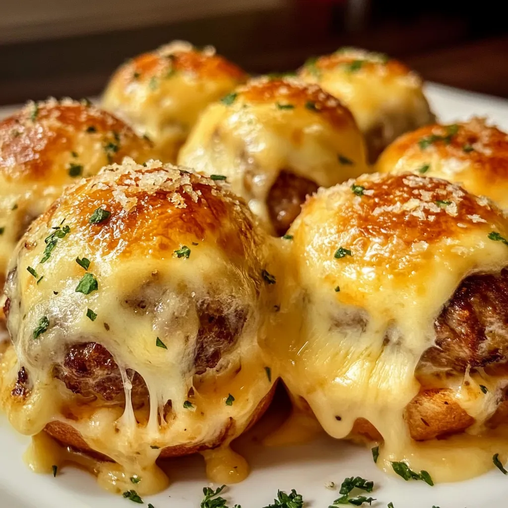 Garlic Parmesan Cheeseburger with Crispy Garlic Aioli and Herb-Crusted Patty - tertiary view
