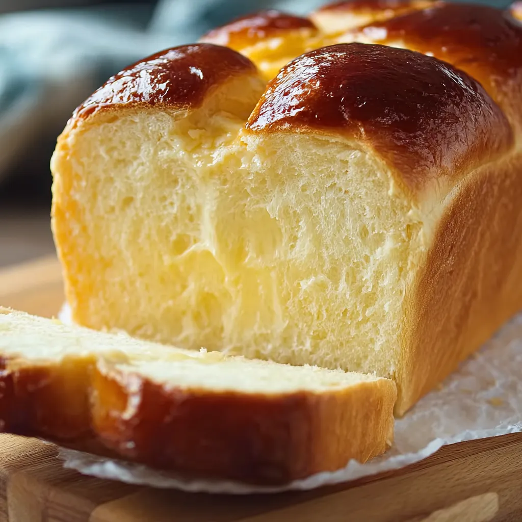 Ultra-Soft Sweet Condensed Milk Bread with Golden Crust and Pillowy Texture
