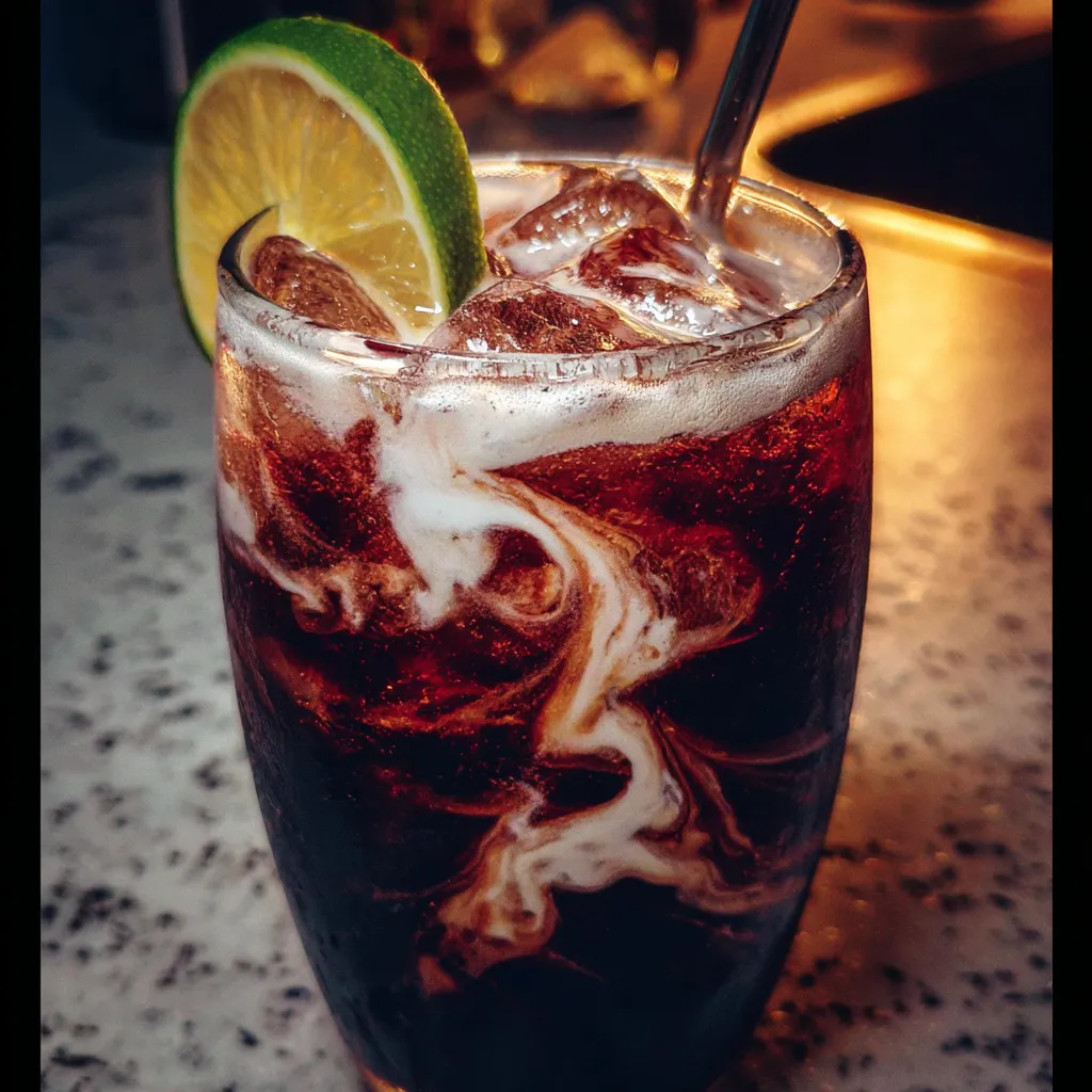 Midnight Malibu Dirty Soda with Coconut Rum and Dark Berry Flavors - tertiary view