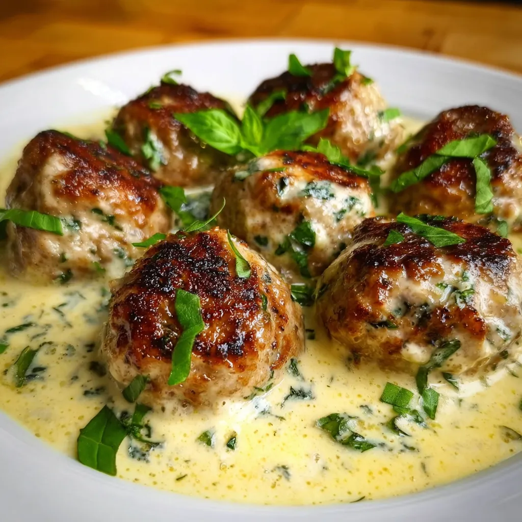Tender Keto Ricotta Meatballs with Italian Herbs and Low-Carb Perfection - main view