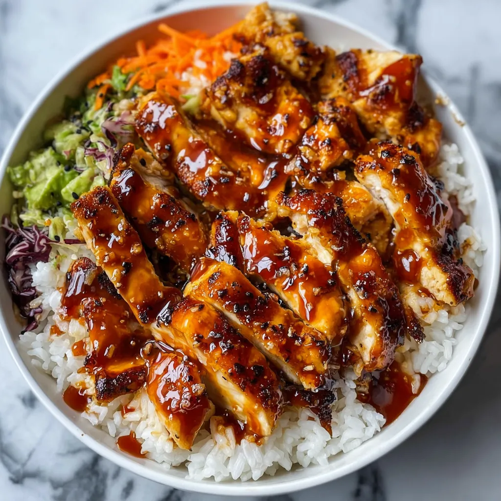 Ultimate Spicy Maple Chicken and Coconut Rice with Perfect Sweet Heat Balance - secondary view