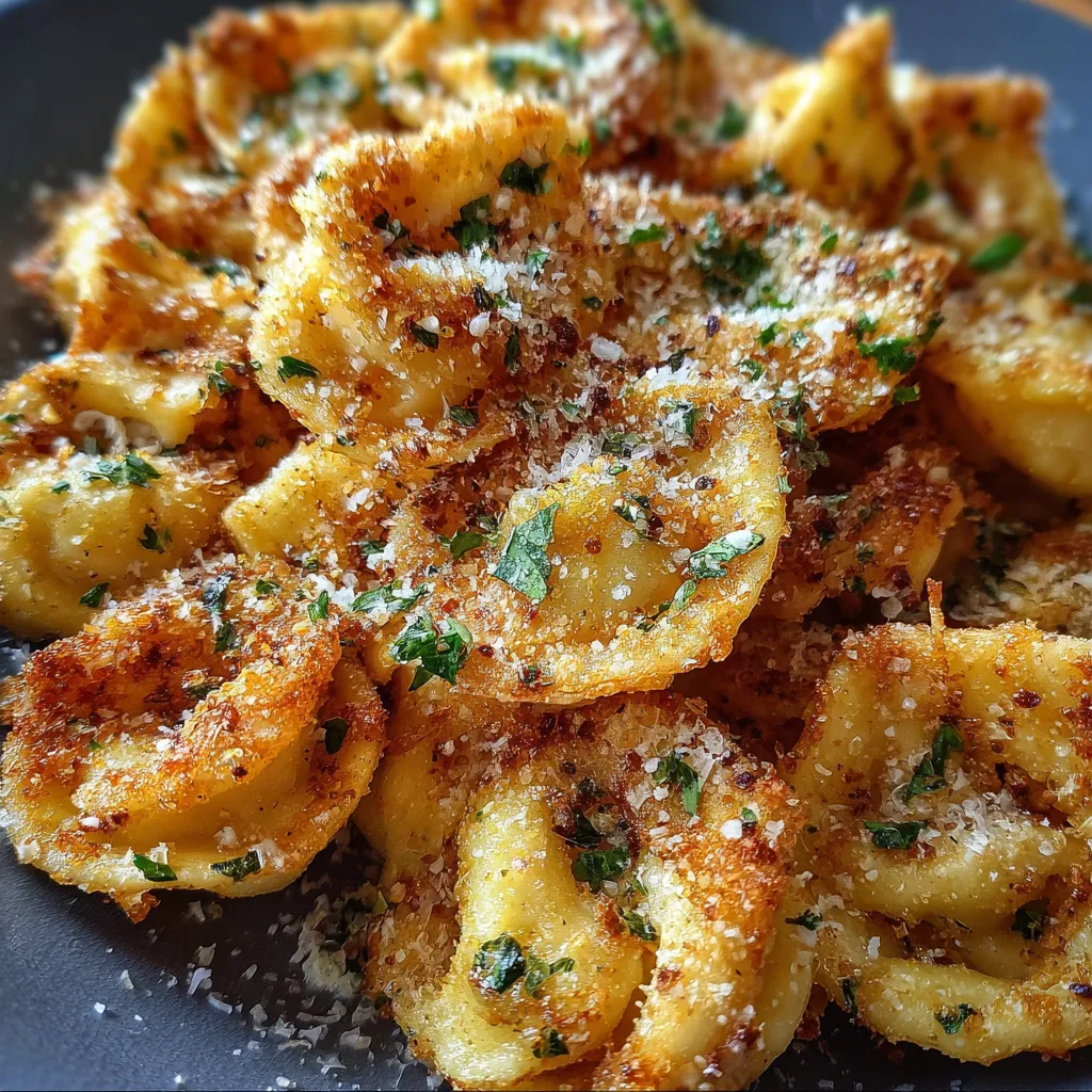 Ultimate Crispy Parmesan Fried Tortellini with Golden Herb Coating Perfection - tertiary view