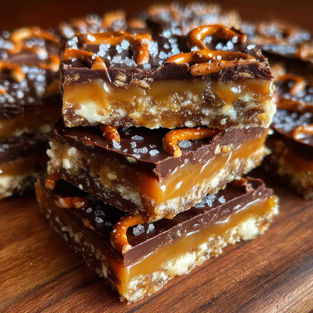 Ultimate Caramel Pretzel Crack Bars with Addictive Sweet and Salty Layers - tertiary view