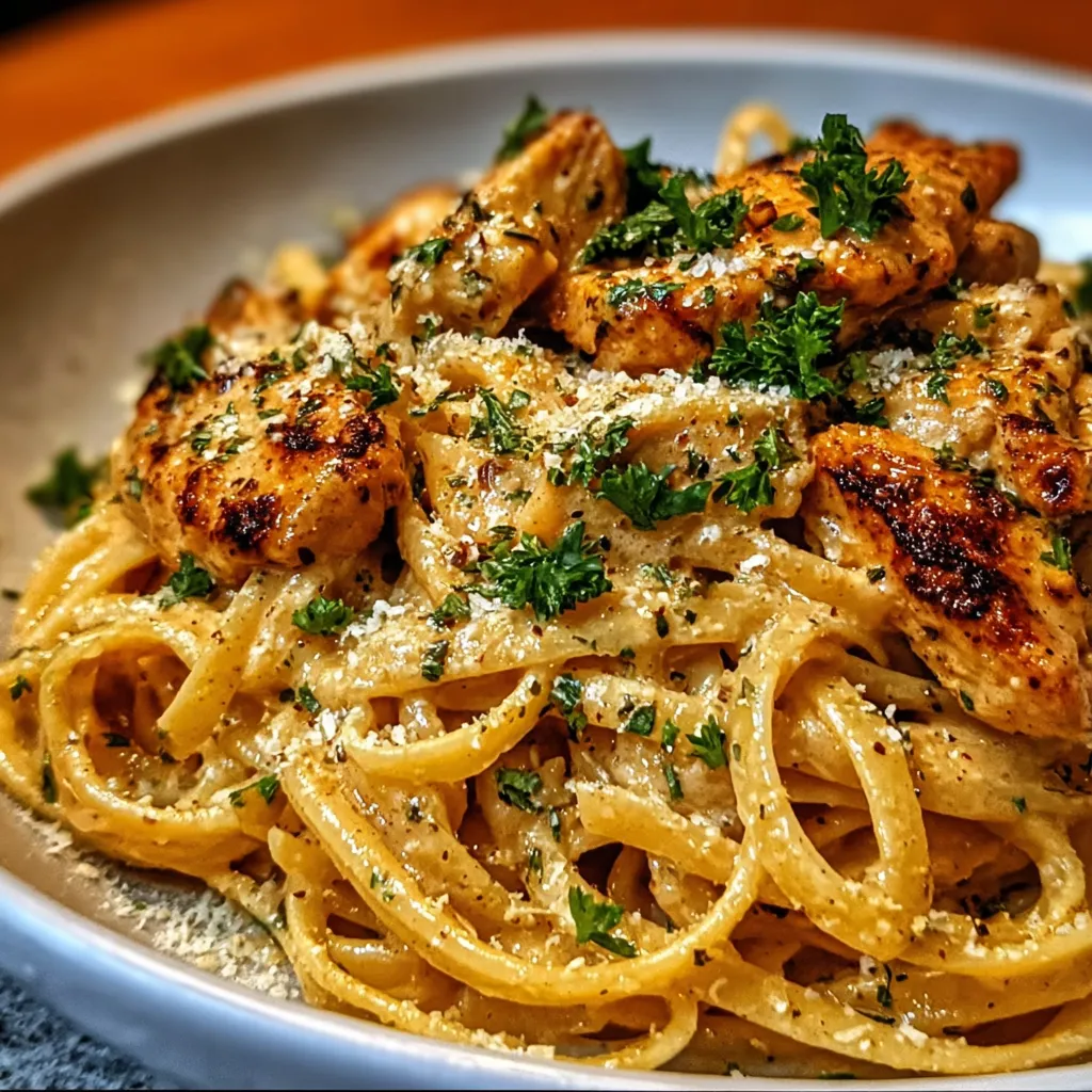Easy Cowboy Butter Chicken Linguine with Herb-Garlic Compound Butter for Busy Weeknight Dinners