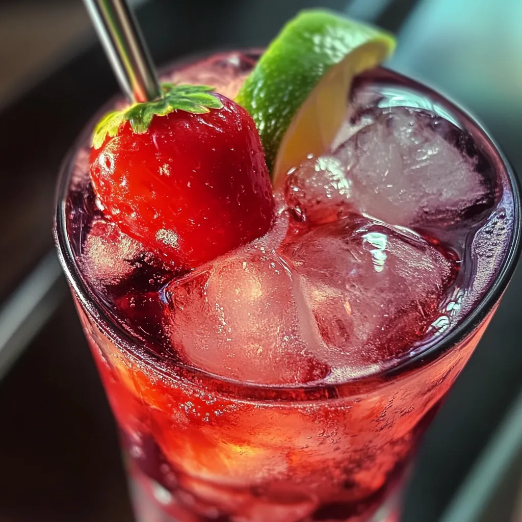 Ultimate Lick 'Er Right Cocktail with Tropical Fruits and Premium Spirits