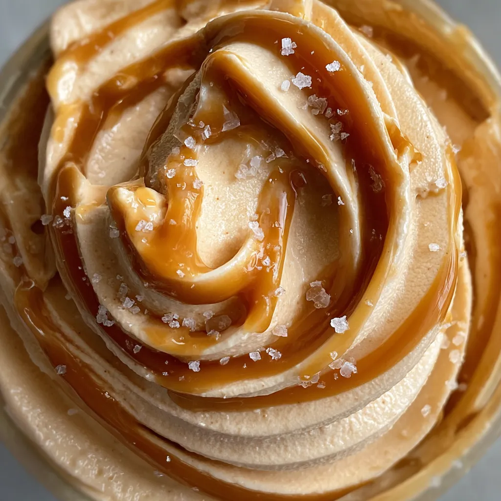Ninja Creami Salted Caramel Ice Cream with Perfect Creamy Texture - main view