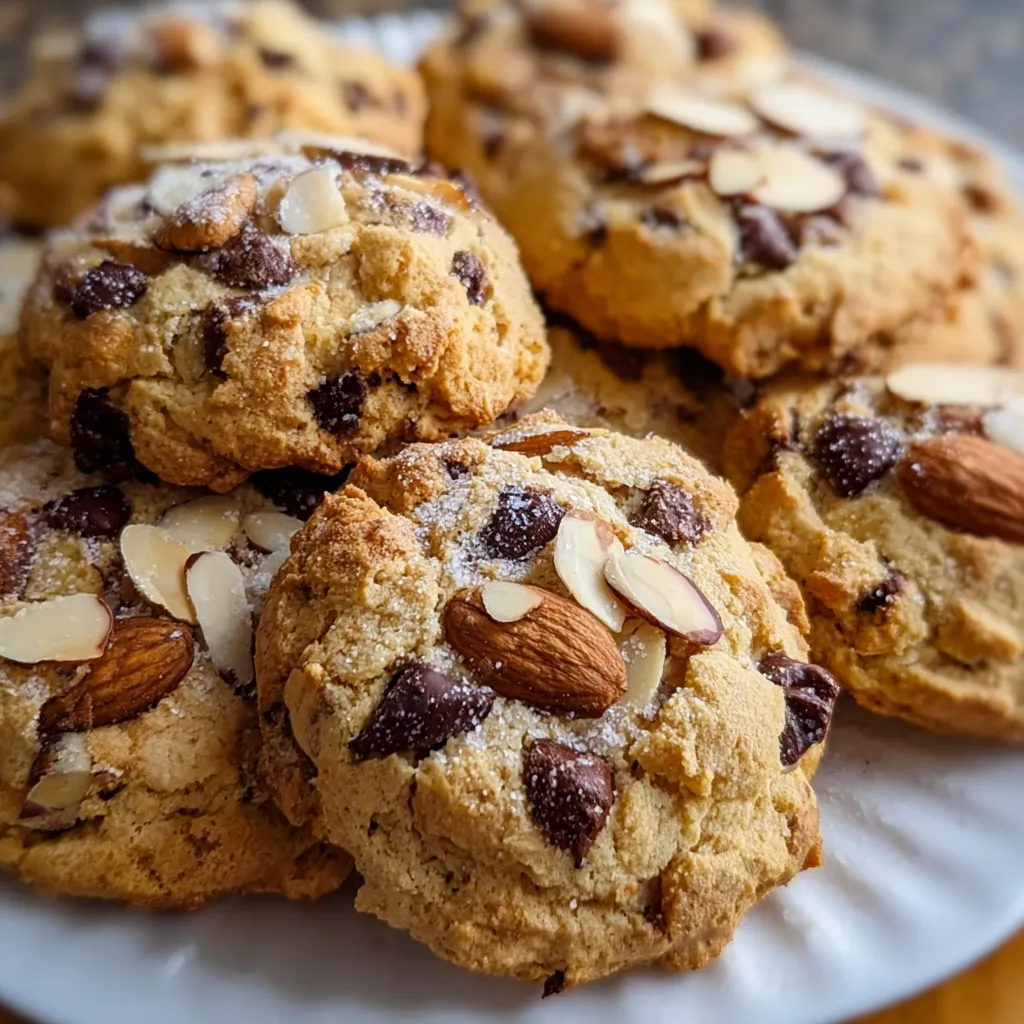 Ultimate Almond Chocolate Chip Cookies with Toasted Almonds and Premium Chocolate - tertiary view