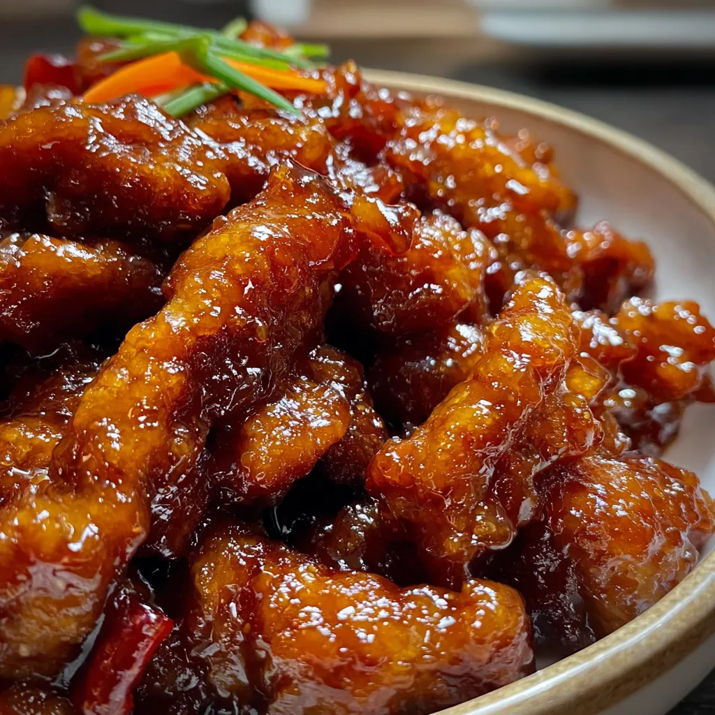 Ultimate Sweet and Sour Pork with Crispy Battered Pork and Tangy Sauce - tertiary view