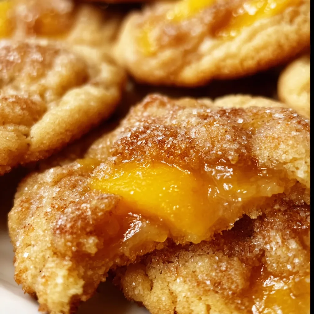 Irresistible Peach Cobbler Cookies with Cinnamon Oat Crumble Topping