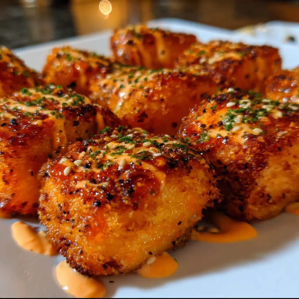 Ultimate Crispy Bang Bang Salmon Bites with Spicy Sweet Sauce and Perfect Coating - secondary view