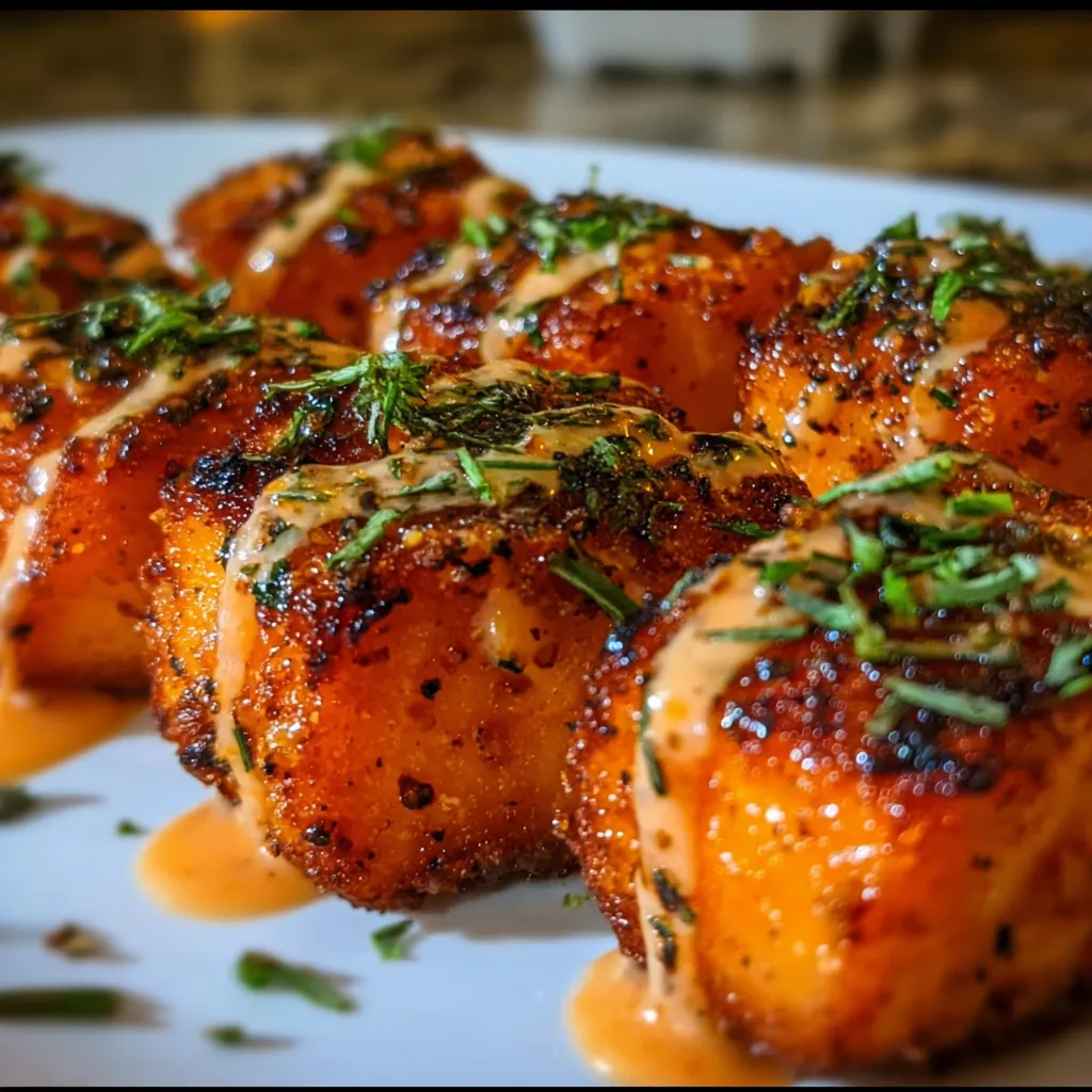 Ultimate Crispy Bang Bang Salmon Bites with Spicy Sweet Sauce and Perfect Coating - tertiary view