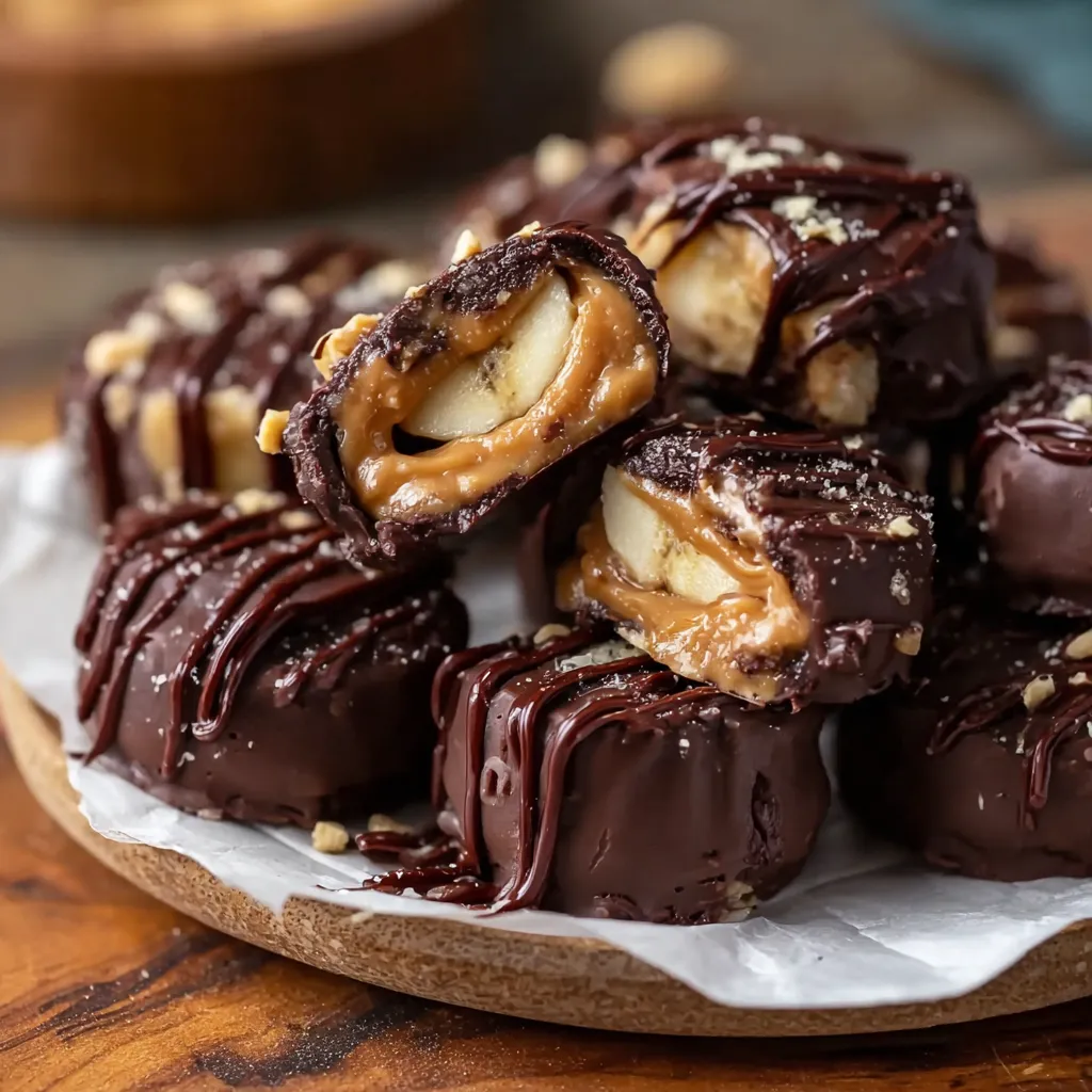 Decadent Chocolate Peanut Butter Banana Smoothie Bowl with Crunchy Toppings - main view