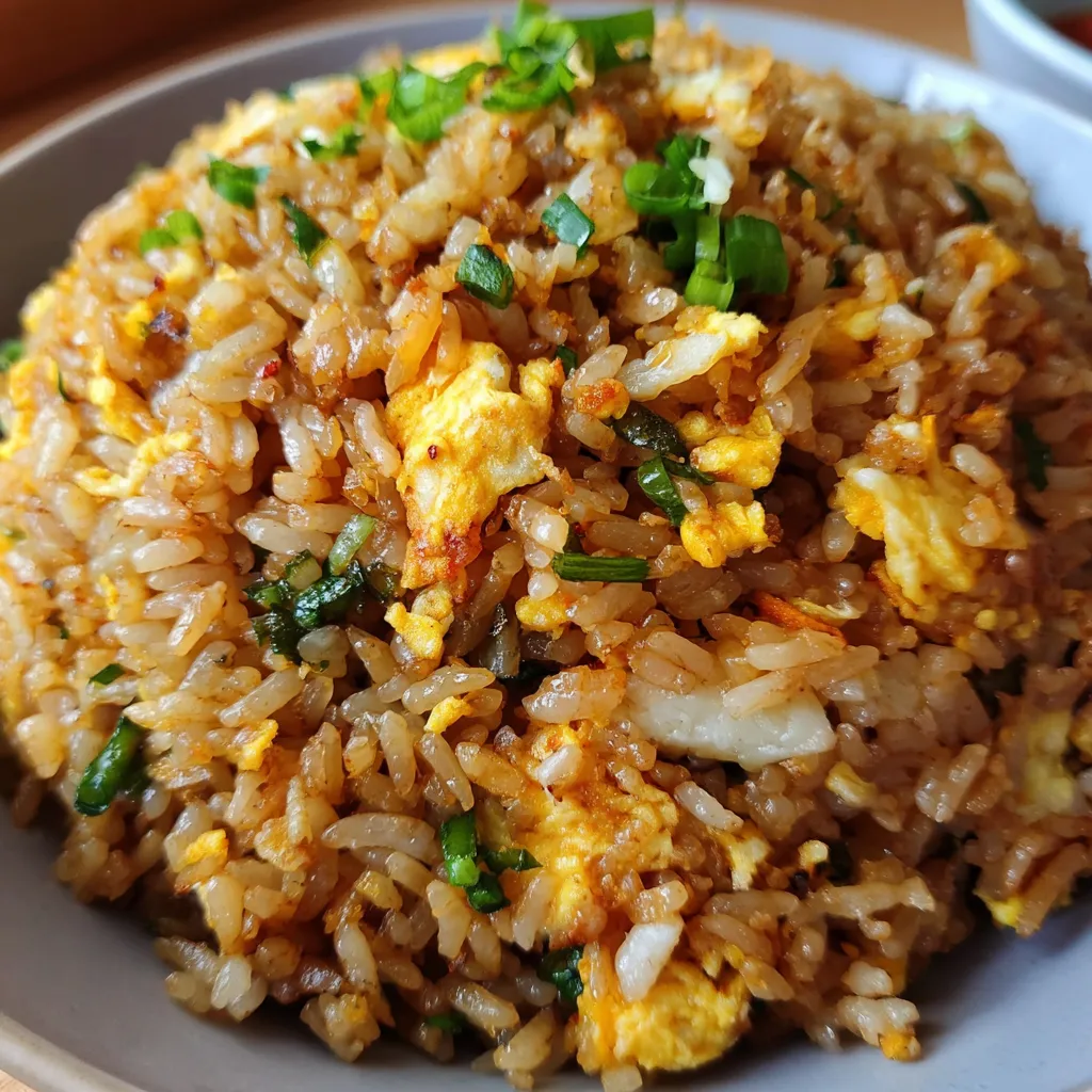 Ultimate Restaurant-Style Fried Rice with Perfectly Seasoned Vegetables and Protein - secondary view