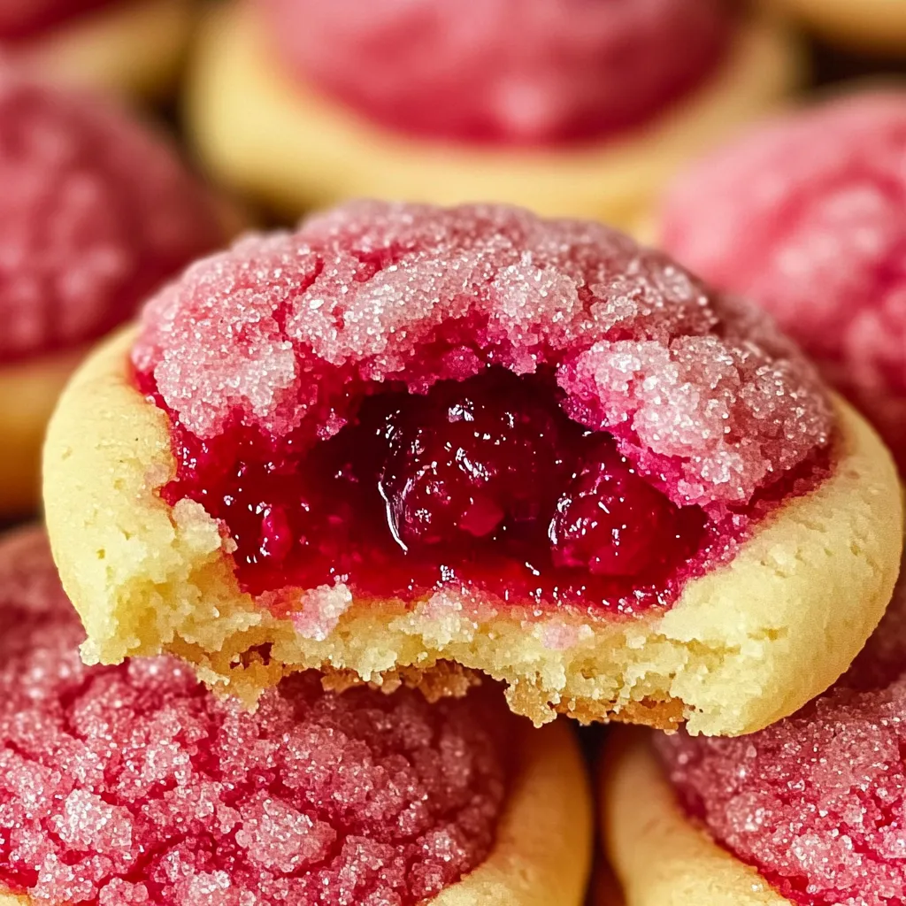 Ultimate Raspberry Sugar Cookies with Fresh Berry Flavor and Vanilla Glaze - secondary view