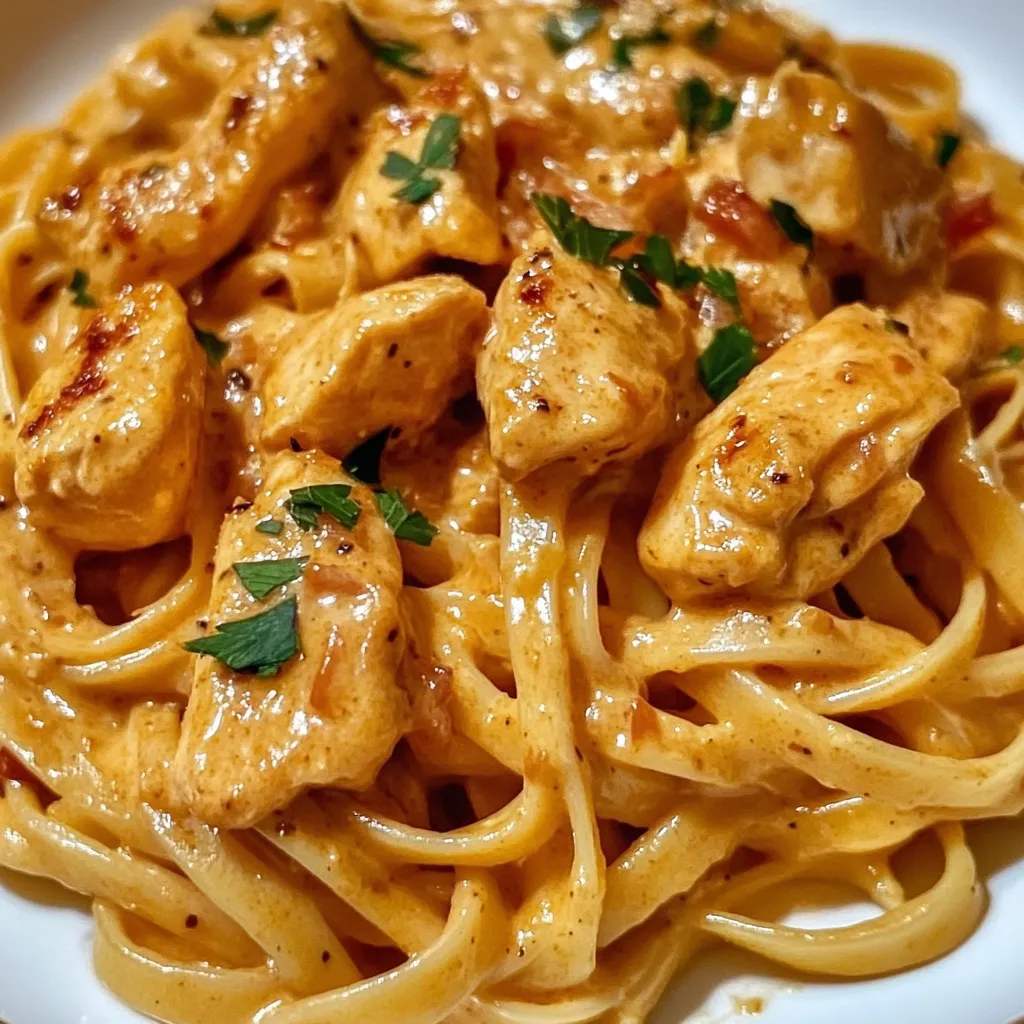 Cowboy Butter Chicken Linguine with Garlic Herb Compound Butter Sauce