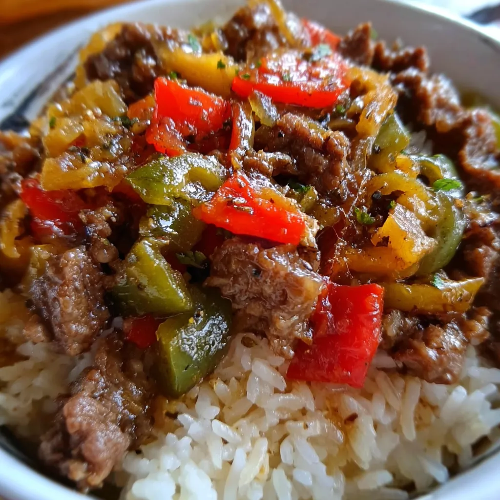 Ultimate Beef & Pepper Rice Bowls with Savory Teriyaki Glaze - main view