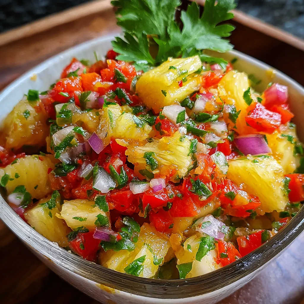 Fresh Pineapple Pico de Gallo with Cilantro and Jalapeño Heat - secondary view