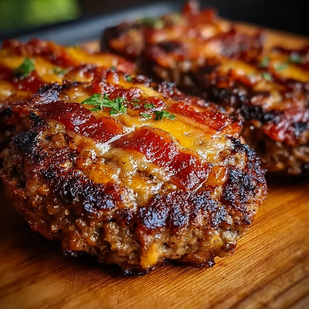 Crispy Bacon-Crusted Ground Beef Patties with Golden Panko Coating - tertiary view
