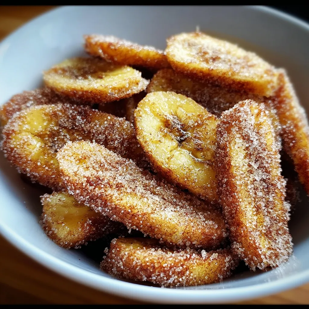 Ultimate Cinnamon Sugar Air Fryer Banana Chips with Perfect Crispy Texture - tertiary view