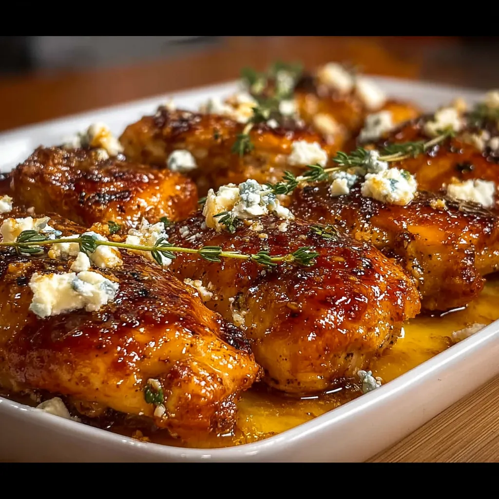 Crispy Hot Honey Glazed Feta-Crusted Chicken Pieces with Mediterranean Herb Arrangement - tertiary view