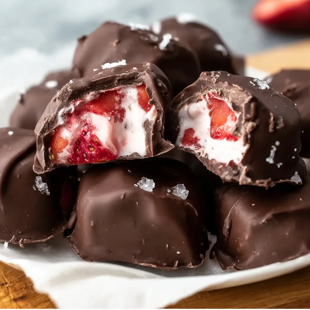 Gourmet Dark Chocolate Covered Strawberries with Elegant Drizzle and Toppings - main view