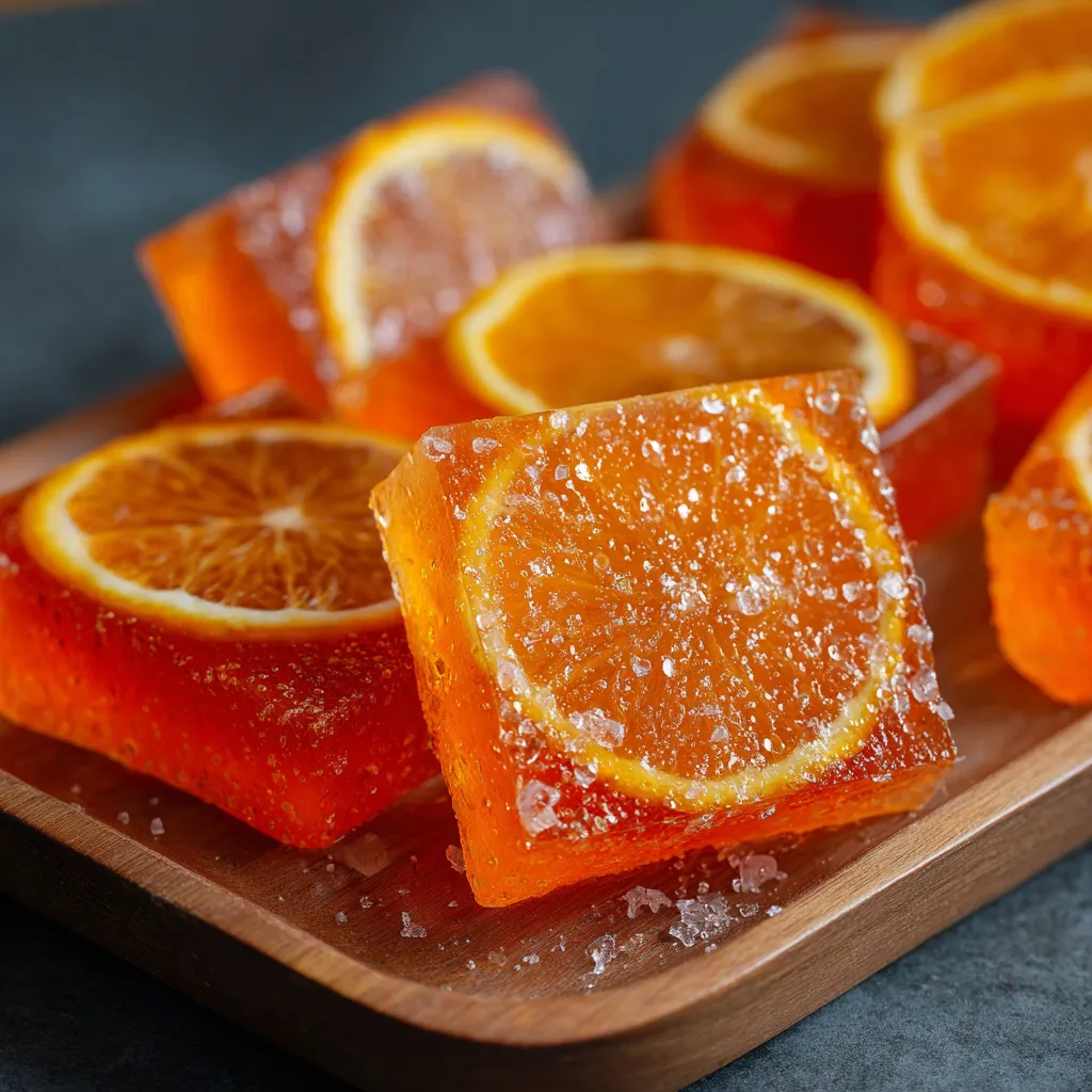 Traditional Old-Fashioned Orange Hard Candy with Natural Citrus Flavor - tertiary view