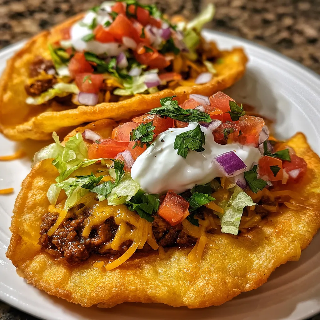 Easy Copycat Taco Bell Chalupas with Crispy Homemade Shells - main view