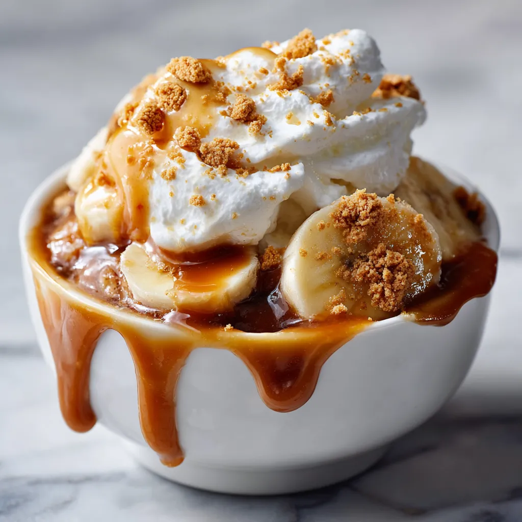 Ultimate Biscoff Banana Pudding with Salted Caramel and Vanilla Cream Layers - secondary view