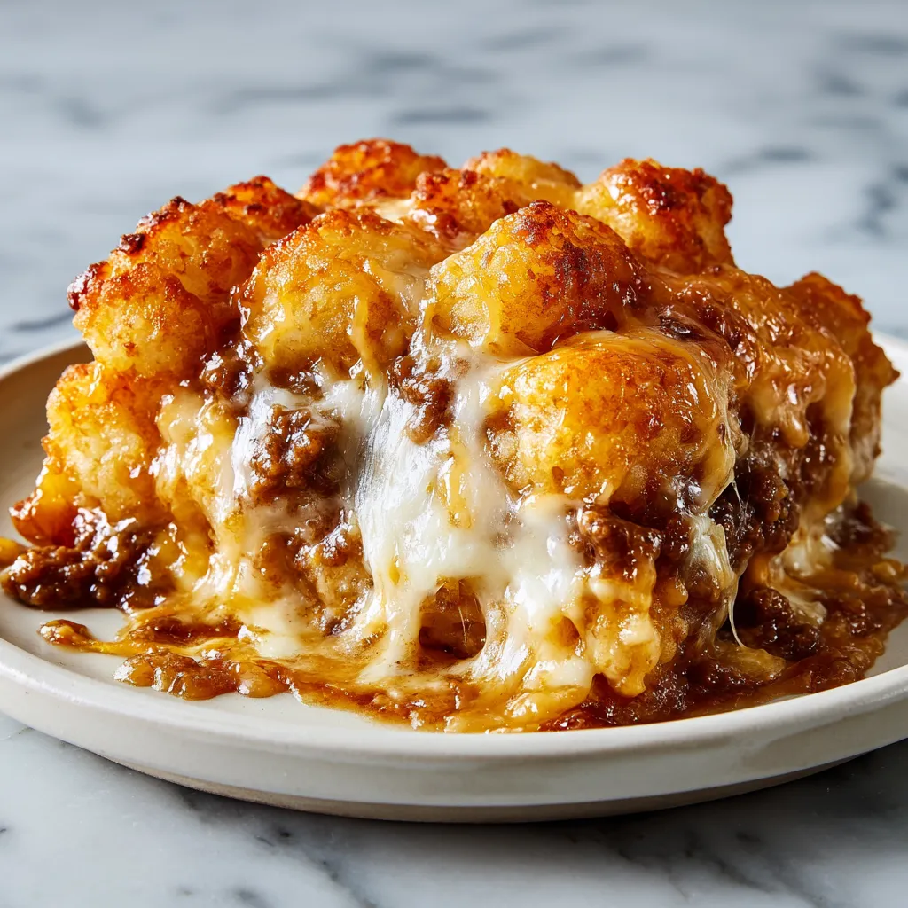 Ultimate Chili Cheese Tater Tot Casserole with Crispy Golden Layers and Melted Cheddar Perfection - secondary view