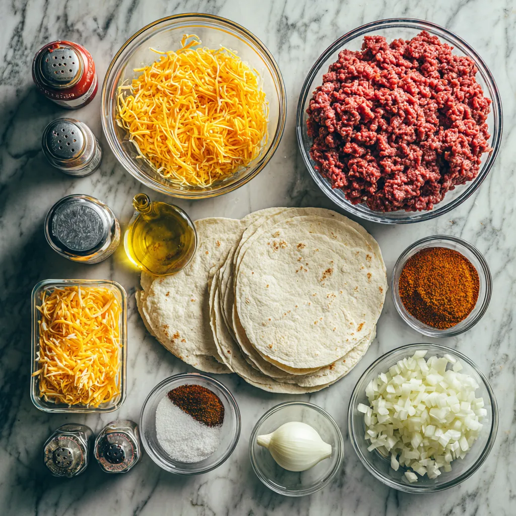 Ultimate Crispy Grilled Beef and Cheddar Cheese Burritos with Perfectly Seasoned Ground Beef Filling - tertiary view