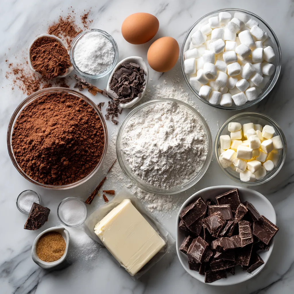 Ultimate Gooey Hot Chocolate Cookies with Melted Marshmallows and Rich Dark Chocolate Chunks - tertiary view