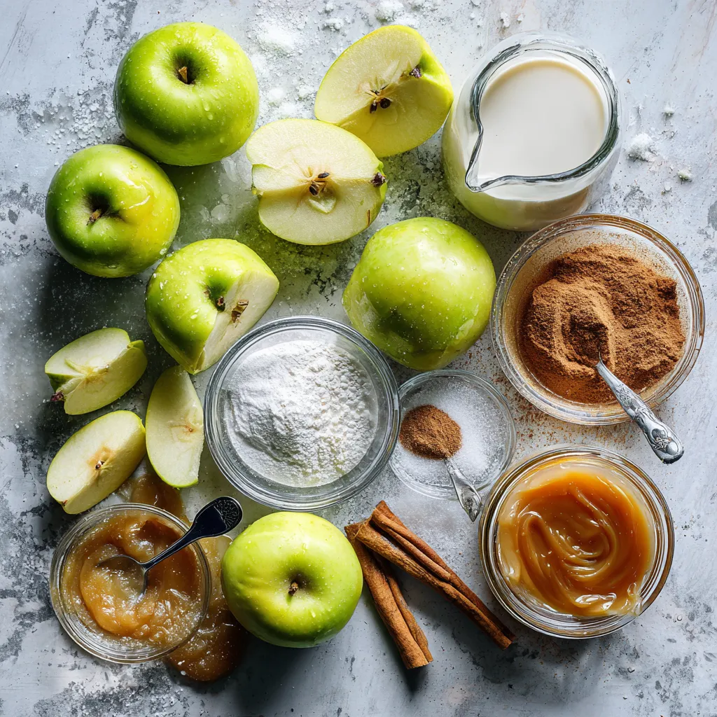 Crispy Air Fried Apple Wedges with Cinnamon Sugar and Decadent Caramel Whipped Cream Dipping Sauce - tertiary view