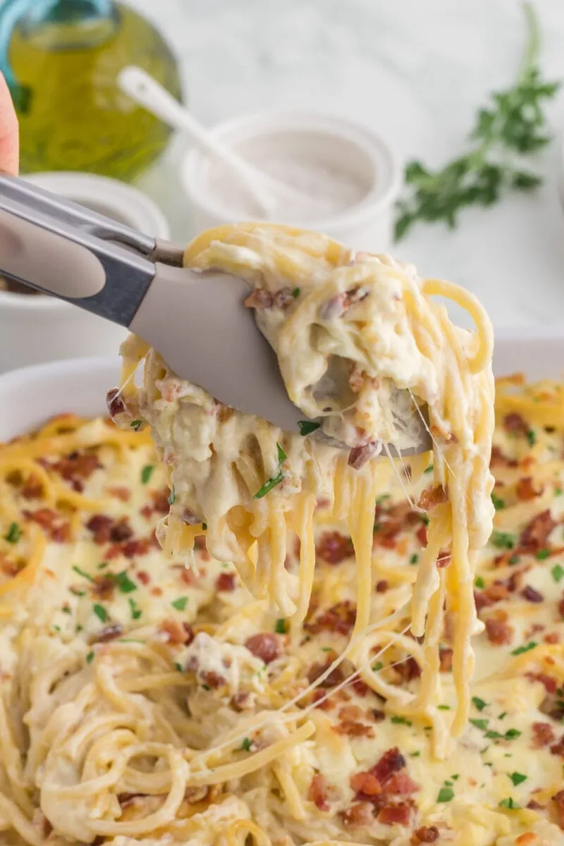 Creamy Bacon Pasta - tertiary view